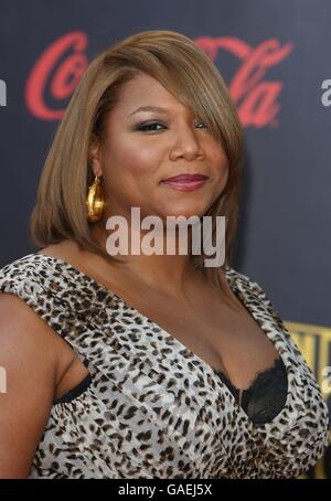 La regina Latifah arriva agli American Music Awards 2007 al Nokia Theatre di Los Angeles. Foto Stock