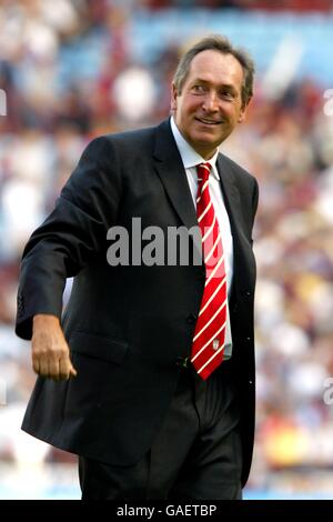 Calcio - fa Barclaycard Premiership - Aston Villa v Liverpool. Gerard Houllier, direttore di Liverpool Foto Stock