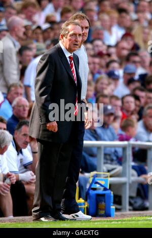 Calcio - fa Barclaycard Premiership - Aston Villa v Liverpool. Gerard Houllier, direttore di Liverpool Foto Stock