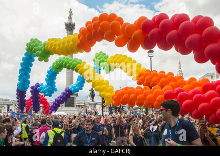 L'orgoglio di Londra 2016 Foto Stock