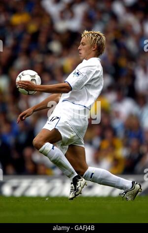 Calcio - fa Barclaycard Premiership - Leeds United / Manchester United. Alan Smith, Leeds United Foto Stock