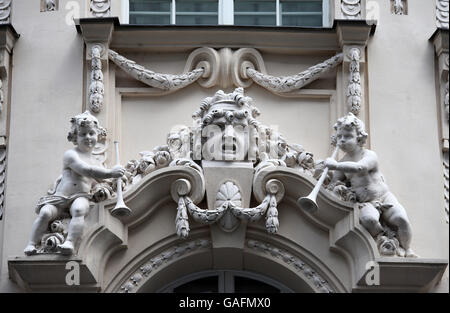 Edificio Reduta a Bratislava che è la filarmonica slovacca Concert Hall Foto Stock