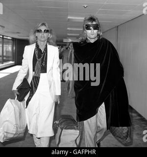 Musica - Rod Stewart - Aeroporto di Heathrow - Londra Foto Stock