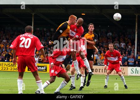 Calcio - a livello nazionale League Division tre - Cambridge Regno v Leyton Orient Foto Stock