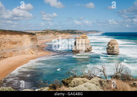 Dodici Apostoli, Great Ocean Road, Victoria, Australia Foto Stock