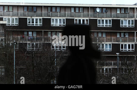 Appartamenti sulla Heath Town Estate a Wolverhampton Foto Stock