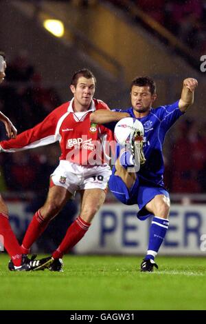 Soccer - Worthington Cup - Secondo round - Wrexham v Everton Foto Stock