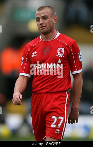 Calcio - fa Cup - quarto turno - Mansfield Town v Middlesbrough - Field Mill. Lee Cattermole, Middlesbrough Foto Stock