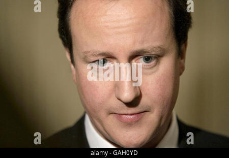 Il leader del Partito conservatore David Cameron, nel centro di Londra. Foto Stock