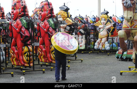 Blackpool luminarie vendita Foto Stock