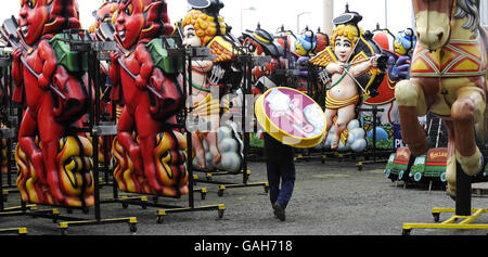 Blackpool luminarie vendita Foto Stock