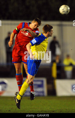 Calcio - Setanta Shield - sezione meridionale - quinto round - St Albans City v Aldershot Town - Clarence Park Foto Stock