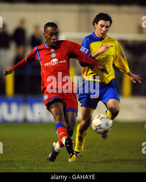 Calcio - Setanta Shield - sezione meridionale - quinto round - St Albans City v Aldershot Town - Clarence Park Foto Stock