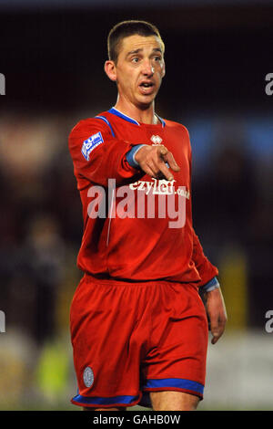 Calcio - Setanta Shield - sezione meridionale - quinto round - St Albans City v Aldershot Town - Clarence Park Foto Stock