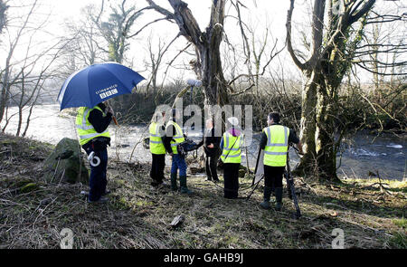 BBC Crimewatch ricostruzione Foto Stock