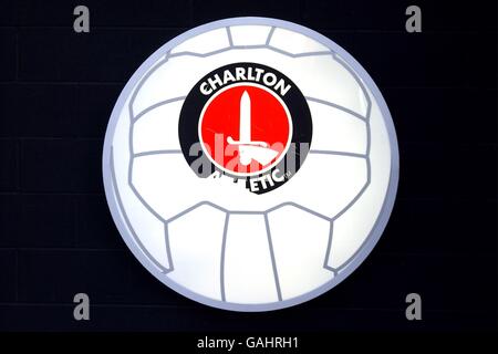 Calcio - fa Barclaycard Premiership - Charlton Athletic v Sunderland. Il badge Charlton Athletic Club Foto Stock