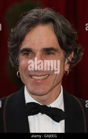 Daniel Day Lewis arriva per gli ottantesimo Oscar (Academy Awards) al Kodak Theatre di Los Angeles. Foto Stock