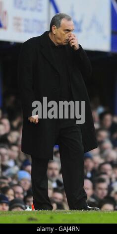 Calcio - Barclays Premier League - Portsmouth / Chelsea - Fratton Park. Il direttore del Chelsea, Avram Grant, durante la partita della Barclay's Premier League al Fratton Park di Portsmouth. Foto Stock