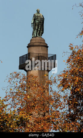 Statue e monumenti commemorativi - Il Duca di York colonna - Londra Foto Stock