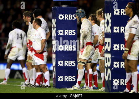 Il Rugby - RBS 6 Nazioni Campionato 2008 - Inghilterra e Galles - Twickenham Foto Stock