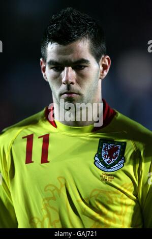 Calcio - International friendly - Galles / Norvegia - campo da corse. Joe Ledley, gallese Foto Stock