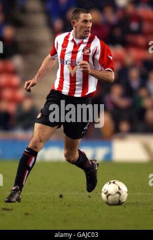 Calcio - fa Barclaycard Premiership - Sunderland / Manchester City. Stephen Wright, Sunderland Foto Stock