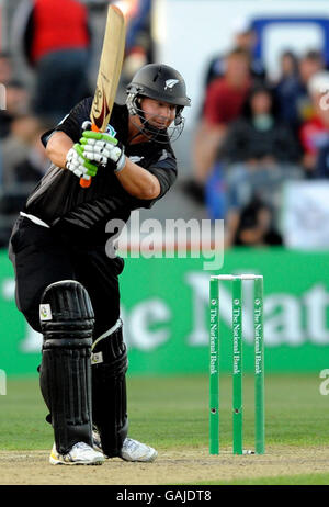 Jesse Ryder neozelandese durante la quinta Giornata Internazionale all'AMI Stadium di Christchurch, Nuova Zelanda. Foto Stock