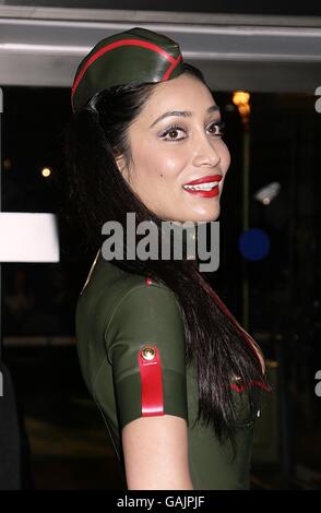 Sofia Hayat arriva per la Royal Film Premiere dell'altra Boleyn Girl all'Odeon West End Cinema, Leicester Square, Londra. Foto Stock