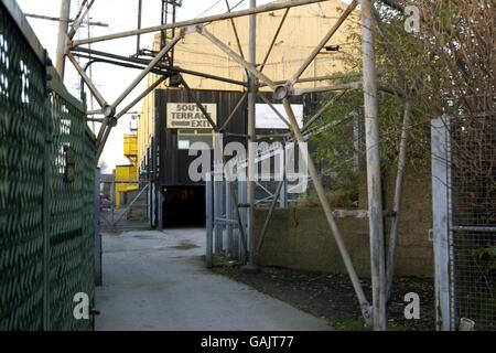 Calcio - Lega nazionale Divisione tre - Hull City ex Stadio. Boothferry Park, ex casa di Hull City Foto Stock