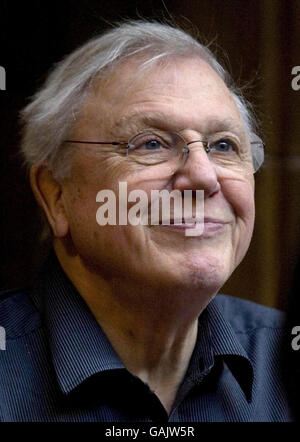 Sir David Attenborough libro firma - Londra Foto Stock