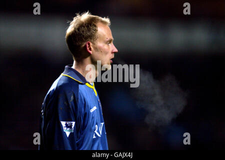 Calcio - Coppa Worthington - Quarta finale - Aston Villa v Liverpool. Peter Enckelman, portiere Aston Villa Foto Stock