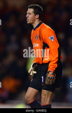 Calcio - fa Barclaycard Premiership - Sunderland v Southampton. Thomas Sorensen, portiere della Sunderland Foto Stock