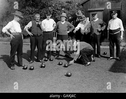 Bocce - Chelsea pensionati Foto Stock