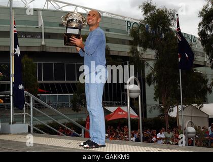 Tennis - Australian Open - Mens Singles finale. Foto Stock