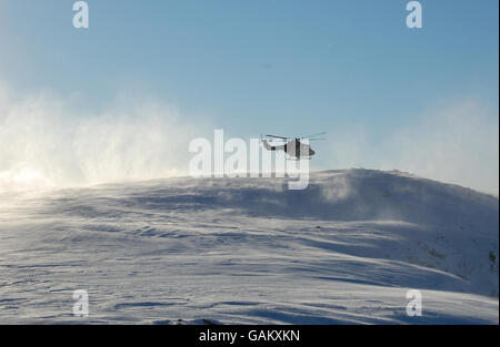 Royal Navy elicottero di formazione Foto Stock