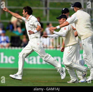 Cricket - Seconda giornata di test a due - Inghilterra v Nuova Zelanda - Wellington Foto Stock