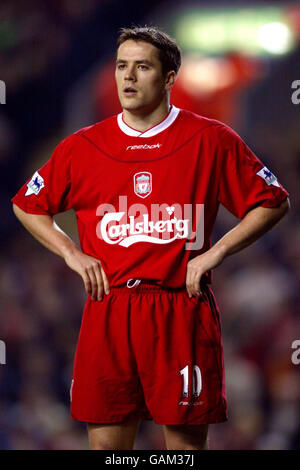 Calcio - Coppa Worthington - Semifinale - seconda tappa - Liverpool v Sheffield United. Michael Owen, Liverpool Foto Stock