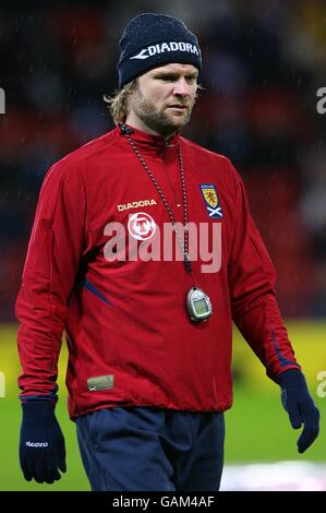 Calcio - International friendly - Scozia / Croazia - Hampden Park. Steven Pressley, assistente di New Scotland Foto Stock