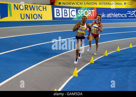 Atletica - Norwich Union International - Kelvin Hall di Glasgow Foto Stock