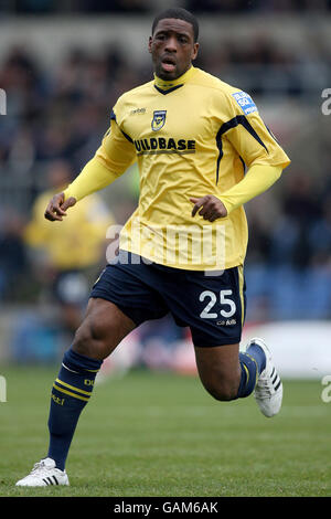 Calcio - Blue Square Premier League - Oxford United v Stevenage Borough - The Kassam Stadium. Justin Richards, Oxford United Foto Stock