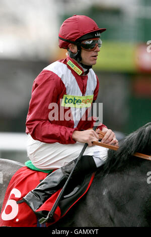 Silver Rime guidato da Richard Hughes nel Leger Way Handicap a Doncaster Foto Stock