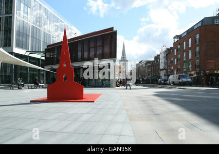 Una vista generale di Spitalfields vicino a Liverpool Street, Londra. Foto Stock