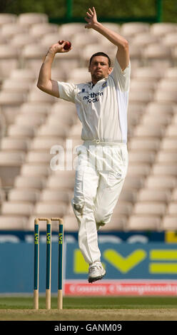 Cricket - LV County Championship - Division One - Lancashire v Durham - Old Trafford Cricket Ground Foto Stock