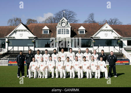 Cricket - Worcestershire County Cricket Club - Photocall 2008 - New Road. Gruppo del team di Worcestershire Foto Stock