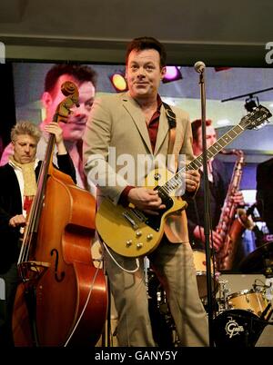 James Hunter durante il lancio DELLA MOJO Magazine Honors List 2008 a HMV, 150 Oxford Street, Londra, W1 Foto Stock