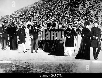 Atene Interim Giochi Olimpici 1906 - Cerimonia di Apertura Foto Stock