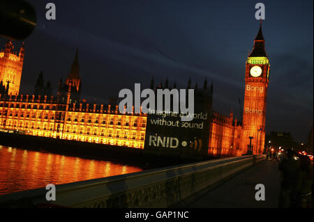 Sordi settimana di sensibilizzazione Foto Stock