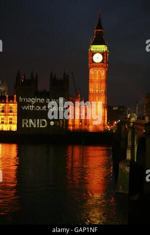 Sordi settimana di sensibilizzazione Foto Stock