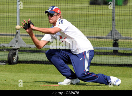 Cricket - Primo npower Test Match - Inghilterra reti sessione - Signori Foto Stock