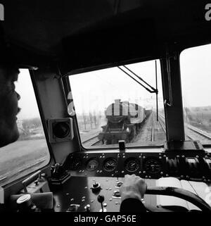 Trasporti - locomotive diesel - Crewe - 1966 Foto Stock